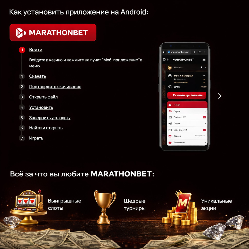 Мобильное приложение Марафонбет